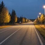 В Шелтозере вдоль дороги Матвеева Сельга проложили новую линию освещения